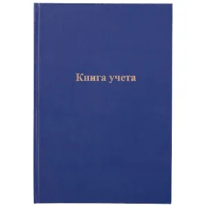 Книга учёта, линейка, 96 листов, А4