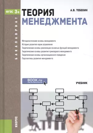 Теория менеджмента Уч. (Бакалавриат) Тебекин (ФГОС 3+) (+эл.прил.на сайте) — 2526628 — 1