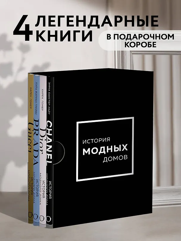 Книга История модных Домов: Chanel, Dior, Gucci, Prada (комплект из 4 книг) (Эмма Бакстер-Райт, Лэйа Грейвс, Карен Гомер) — 6