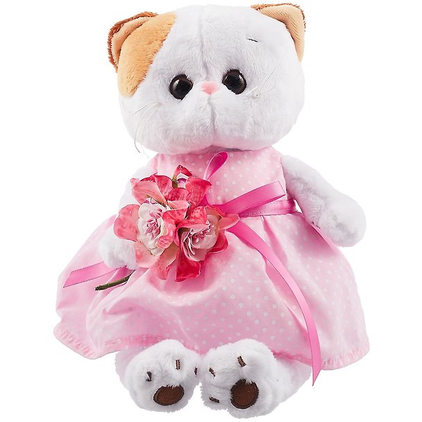 Игрушка мягкая Budi Basa, Ли-Ли в розовом платье с букетом LK24-048 2783870 — 1