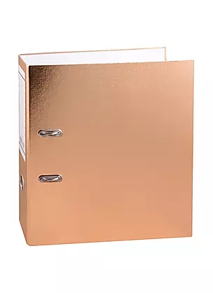 Папка архивная "Metallic", 70 мм, А4, золотая — 256898 — 1