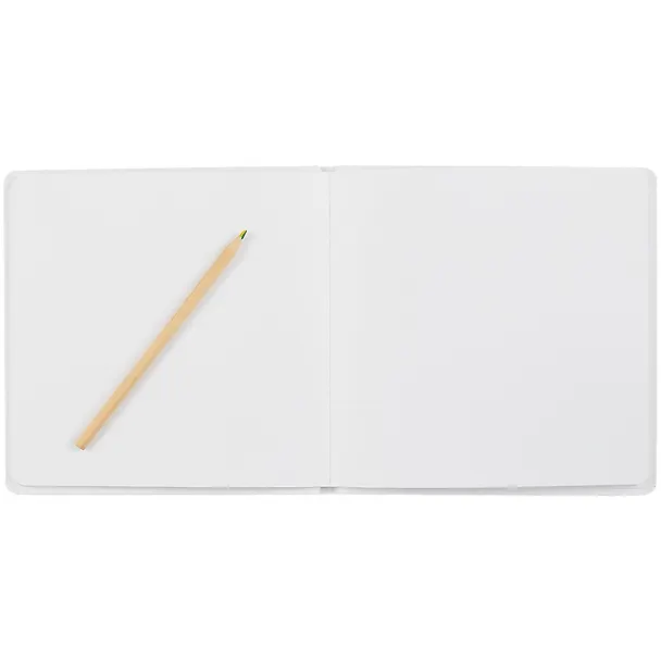 Скетчбук 200*200 40л "Кролик" белый офсет, 160г/м2, тв.обложка 2948688 — 3