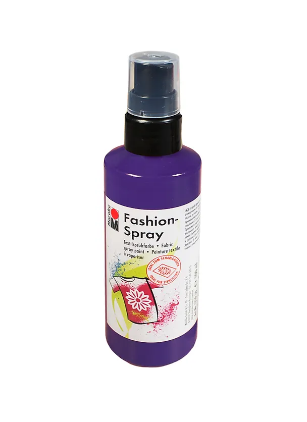 Краска-спрей по ткани Marabu-Fashion Spray цв. 037 Слива (171950037) (100мл) 2418752 — 1