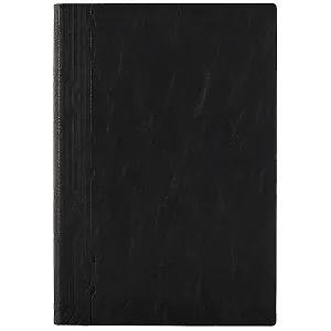 Ежедневник недат. А5 160л "Вачетто" черный, кожзам, мягкий переплет, тонир.блок, ляссе