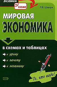 Книга Мировая экономика в схемах и таблицах (Людмла Шкваря)