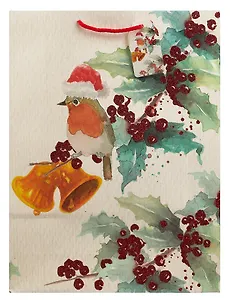 Пакет А3 46*33*10 "Снегирь" Новый год, бум.мат.лам.