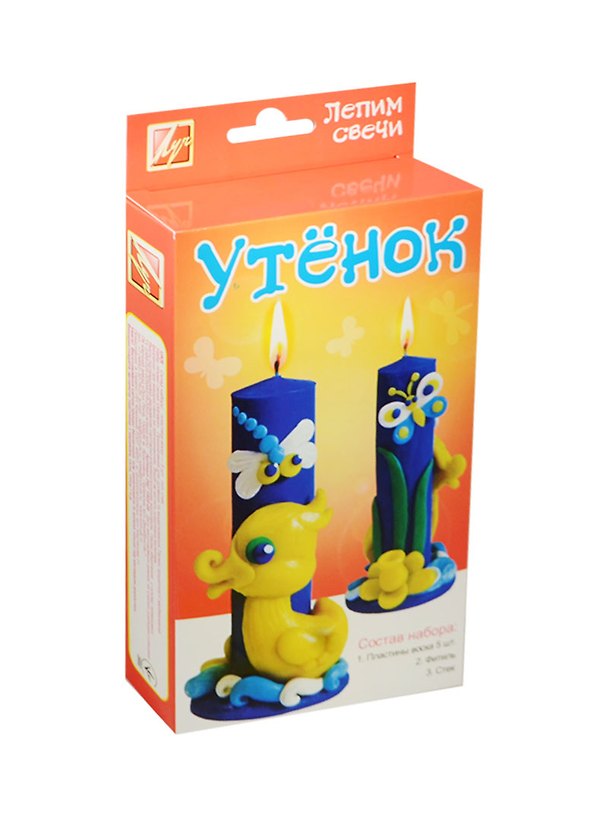 Набор для творчества. Лепим свечи «Утенок» 2489527 — 1