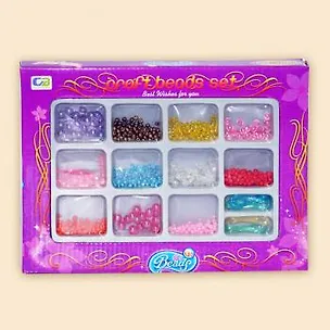 Набор Бусинки для украшений (GB8802, 593759) Любимая забава (25см) (жемчуг) 2273094