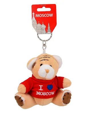 Брелок-мягкая игрушка Мишка-I love Moscow (Москва) (Красный) (MF-ILM-R) 3161821