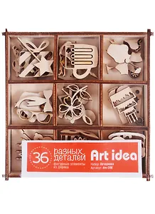 Набор для скрапбукинга Вечеринка (36 дет.) (drn-006) (упаковка) (Art idea )