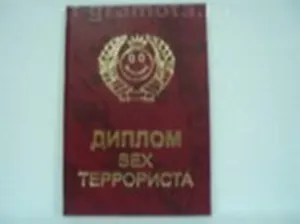 Диплом секс-террориста (AE0000665) (Мастер)