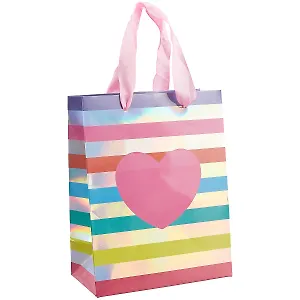 Пакет А5 23*18*10  "Сердечко" жен., бум.мат.ламинат