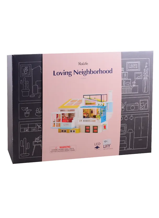 Интерьерный конструктор для творчества Румбокс MiniHouse Loving Neighborhood TD05W 2795437 — 1