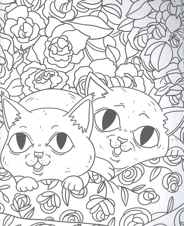 Книга MyArt. РАСКРАСКА-АНТИСТРЕСС 200х230. Мой коуч сказал рисовать котиков (Анастасия Грецкая) — 4