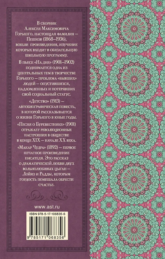 Книга На дне. Детство. Песня о Буревестнике. Макар Чудра (Максим Горький) — 2