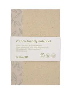Записная книжка А6 28л кл. 02шт "ECO" сшивка, Schiller