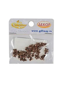 Фурнитура металл шапочки Смородина медь (00009832) (40шт) (7мм) (10гр/уп)