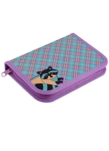 Пенал 1 отделение "Милый енот"