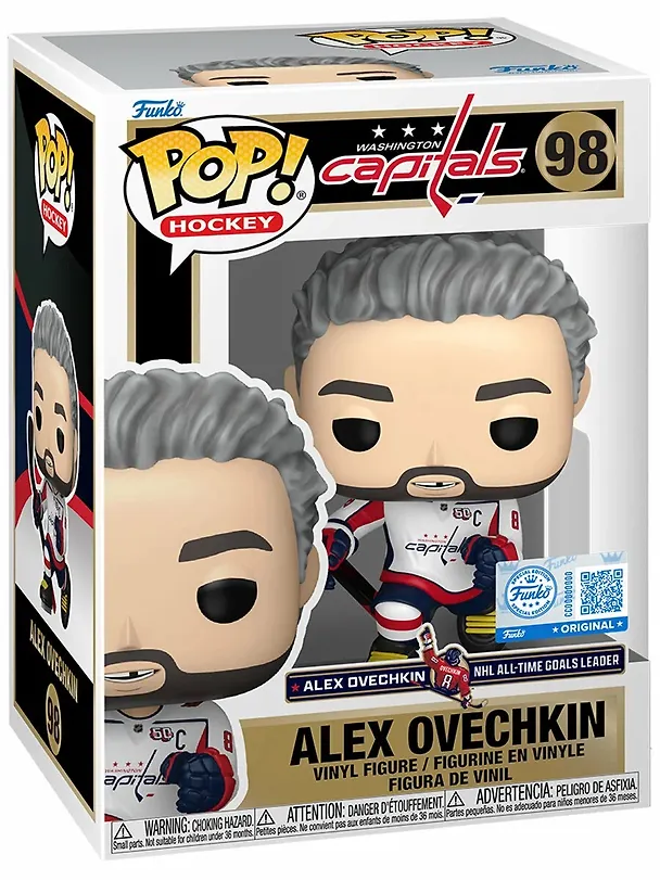 Фигурка Funko POP! NHL Capitals Alex Ovechkin (GR895) (Exc) (98) (Fun92301) 3148156 — 2