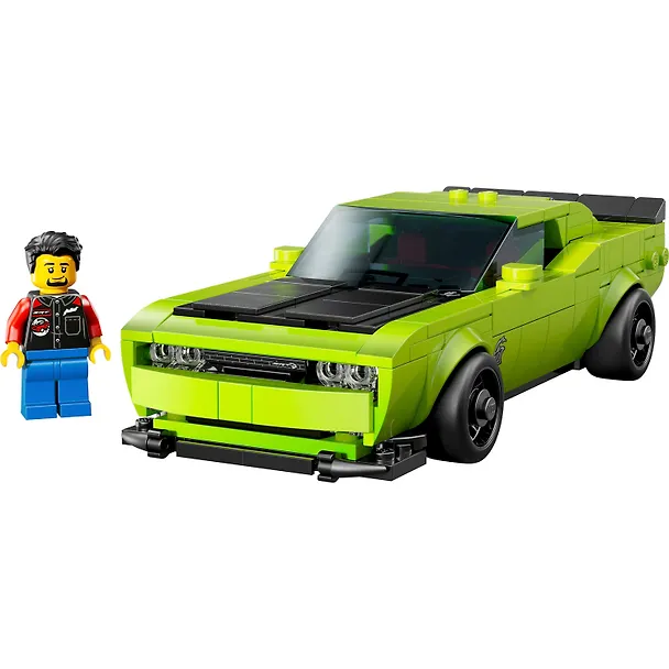 77237 Конструктор детский LEGO Speed Champions Автомобиль Dodge Challenger SRT Hellcat, 390 деталей, возраст 9+ 3169393 — 4