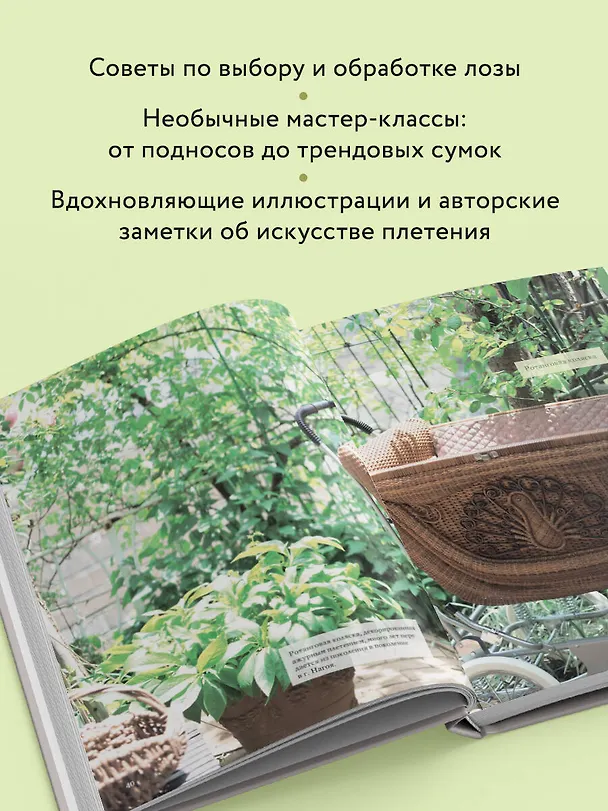 Книга Плетение из лозы. 150 японских техник. Основы, техники, узоры, мастер-классы (Рейко Сасаки) — 6