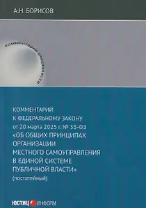 Комментарий к Федеральному закону от 20 марта 2025 г. №33-ФЗ "Об общих принципах организации местного самоуправления в единой системе публичной власти