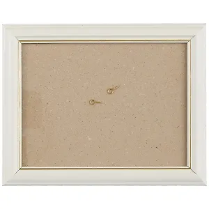 Рама со стеклом, белая, 15 х 20 см