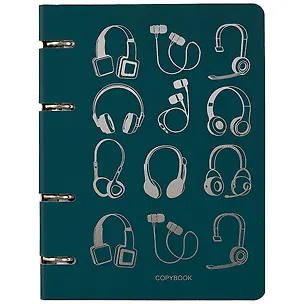 Тетрадь на кольцах «ColourMania. Headphones» 100 листов в клетку, А5, сменный блок - Unnika 251849