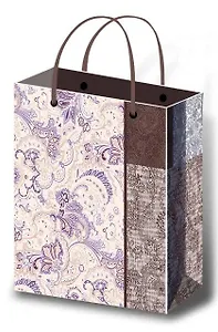 Пакет подарочный бумажный А3 32,4*44,5*10 ламинат, универ.тематика/муж., ассорти XL, МегаМАГ