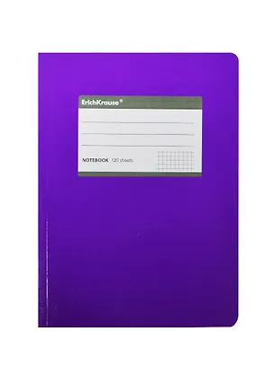 Тетрадь в клетку Erich Krause, Fluor, 120 листов, фиолетовая 234869