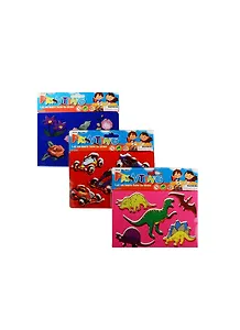 Трафарет пластиковый в пакете с хедером, 13.5*9.5 см, 1.6 мм, 4 вида (11-24156-B2)