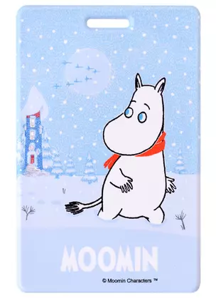 Чехол для карточек вертикальный MOOMIN Муми-тролль Зима — 2938005 — 1