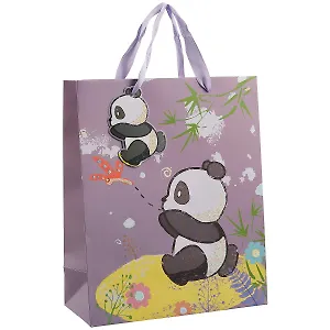 Пакет А4 32*26*12 Панды дет., бум.мат.ламинат