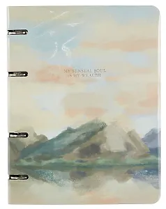 Тетрадь в клетку "View. Горы", 120 листов, на кольцах