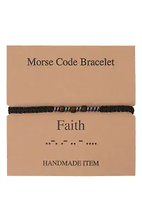 Браслет Морзе Faith (12-202509-BR-ZJ5796)