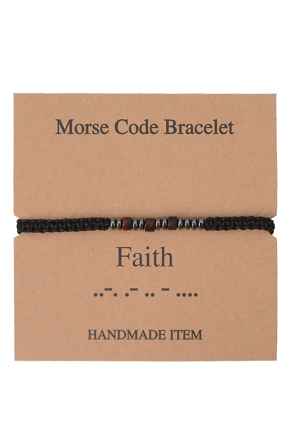 Браслет «Морзе. Faith» 3135441 — 1