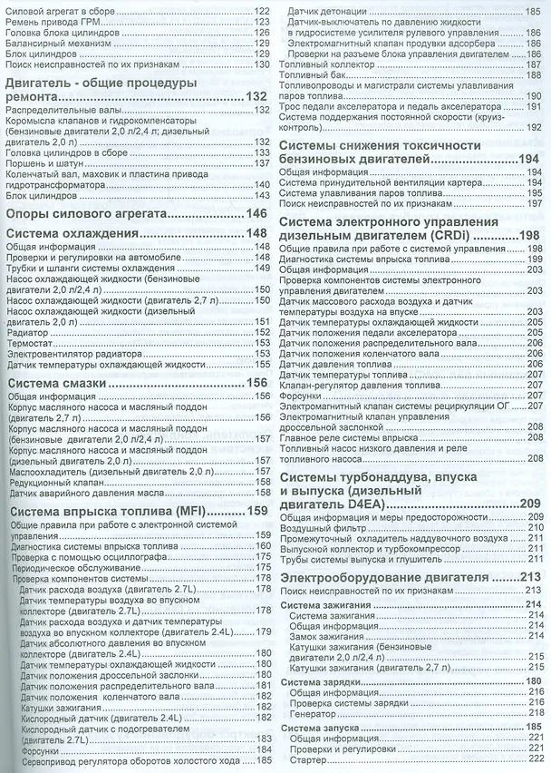 Книга Hyundai SANTA FE SANTA FE Classic Hyundai 2000-2006 гг. вып. с бенз. G4JP (мПрофессионал) () — 3