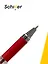 Ручки шариковые красные 12 штук "Element" 0,5 мм, Schiller — 3066626 — 2