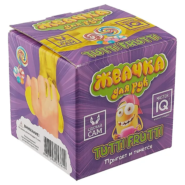 Развивающий набор, Master IQ, Сделай сам, Жвачка для рук TUTTI FRUTTI 384 2675882 — 1