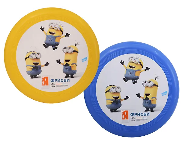 Фрисби Despicable me d=23см цвета в ассортименте (красный, жёлтый, зелёный) FR01L 335941 — 1