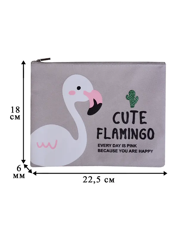 Папка на молнии А5 "Cute Flamingo" 245039 — 3