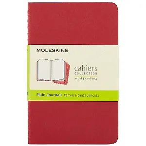 Набор книг для записей Moleskin Cahier Journal Pocket, 3 штуки, мягкая обложка, 32 листа, А6