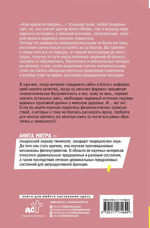 Книга Женское здоровье. Без стыда и глупостей (Анита Митра) — 2