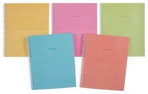 Тетрадь 80л кл. "В клетку"  мелов.картон, поля, офсет, ассорти