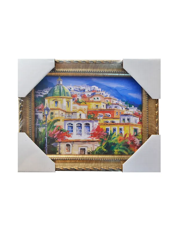 Картина Разноцветный город (sj 88) (13х18) 2435653 — 1