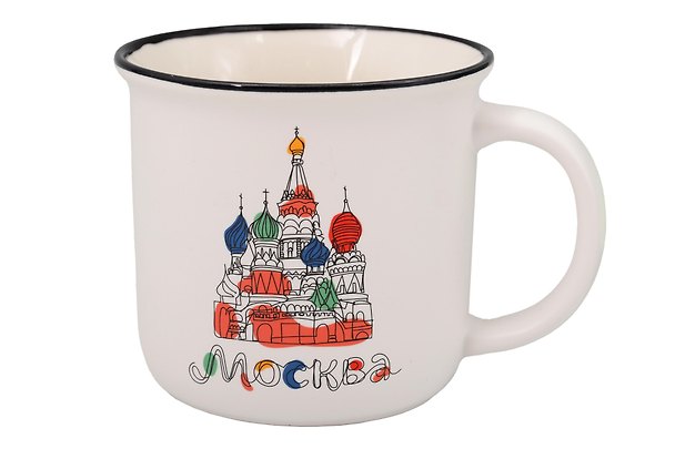 Кружка "ХВБ рисунок" (Москва) (фарфор) (065-8-19-D5) 3163044 — 1