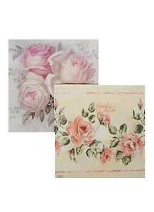 Набор салфеток для декупажа Большие розы (80046/SDL001163) (2шт) (упаковка)