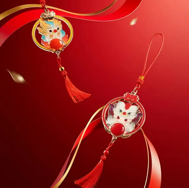 Брелок коллекционный Pop Mart Loong Presents the Treasure в ассортименте, в непрозрачной Сюрприз-коробке 9х7х4 3113104 — 5