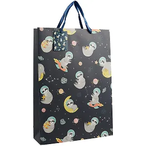 Пакет А3 46*33*10 Ленивец космонавт дет., бум.мат.ламинат