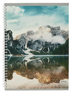 Тетрадь в линейку Listoff, "Гармония природы", А4, 80 листов